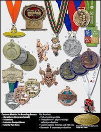 Flyer with Photos of Custom Medals